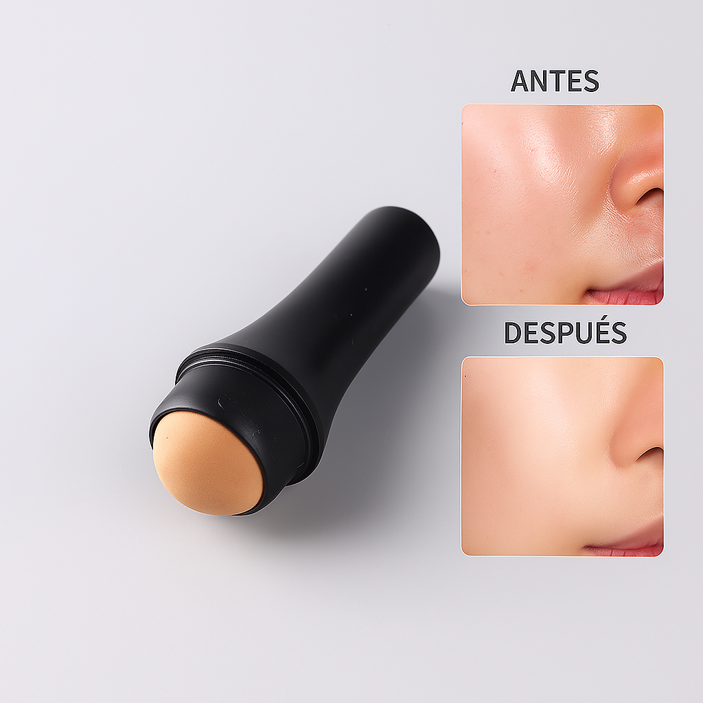 Roca volcánica para el rostro